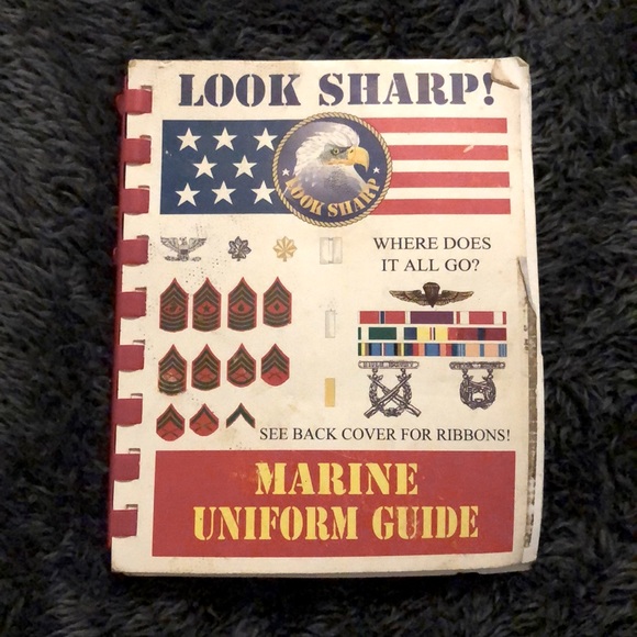 Other Look Sharp Marine Uniform Guide Usmc Veteran Collectible Poshmark
